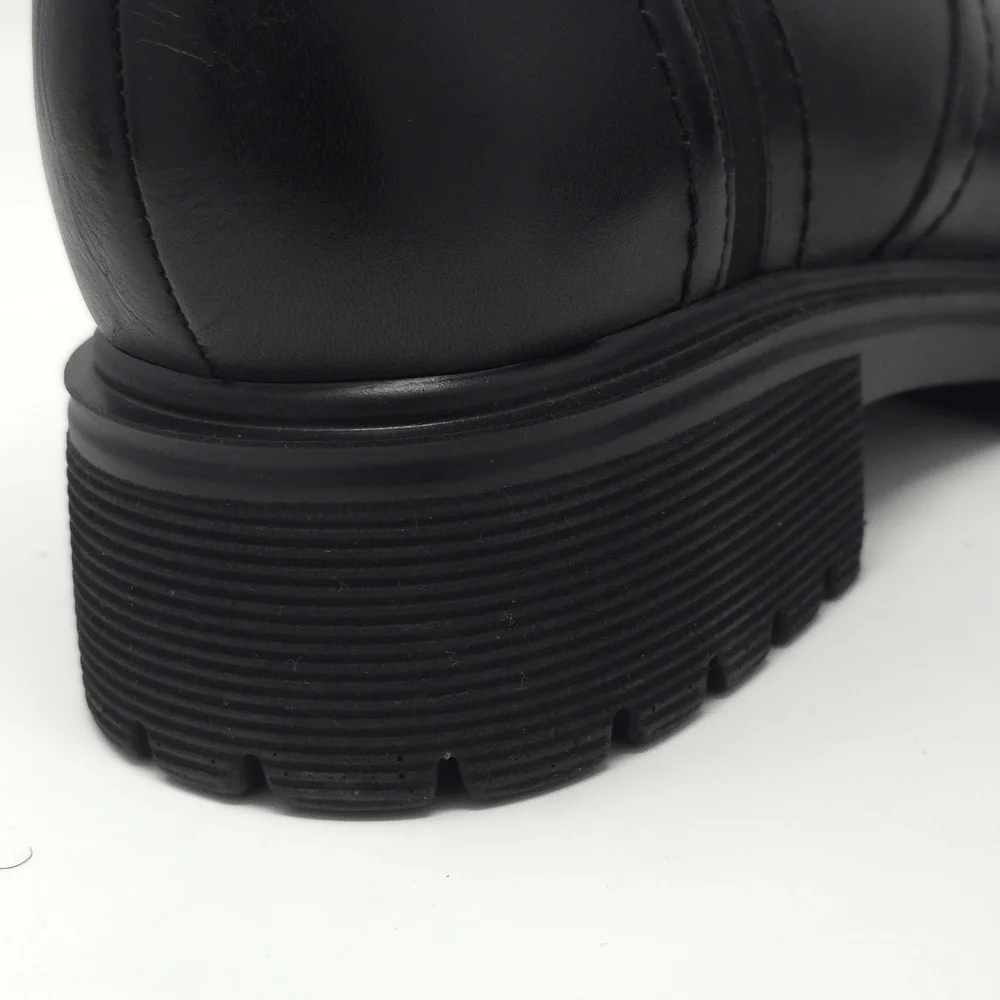 Rockport Black Leather Ankle Booties with Side Zip 9.5M - Picture 8 of 14